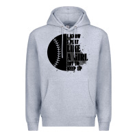 Heather Grey I Know I Play Like A Girl Try To Keep Up Premium Hoodie - Bettercallsaul