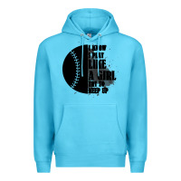Ocean Blue I Know I Play Like A Girl Try To Keep Up Premium Hoodie - Bettercallsaul