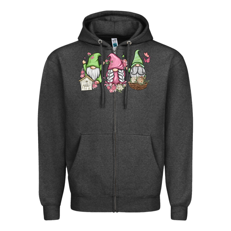Spring Gnomes Zipper Hoodie by MaliasSmallBusiness | Teevron