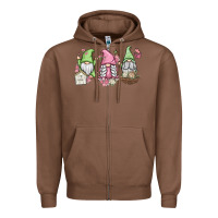 Chestnut spring gnomes Zipper Hoodie - MaliasSmallBusiness