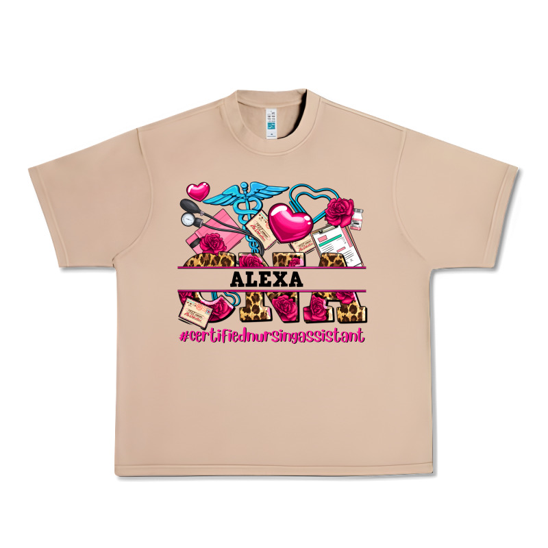 Costom Name Valentines Day Cna Certified Nursing Urban Heavy Tee by AdoDesignShop | Teevron