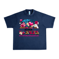 Navy costom name valentines day cna certified nursing Urban Heavy Tee - AdoDesignShop