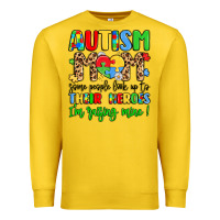 Lemon autism mom some people look up to their heroes Premium Sweatshirt - LillyAllenDesigns