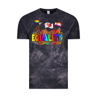 Cloud Black equality pride flags Vintage Tee - AdoDesignShop