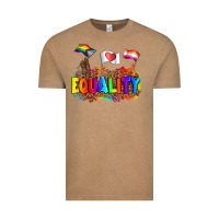Vintage Coffee equality pride flags Vintage Tee - AdoDesignShop