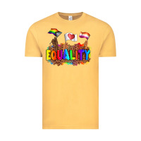 Vintage Mustard equality pride flags Vintage Tee - AdoDesignShop