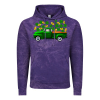 Cloud Purple st patricks shamrock gold truck Vintage Hoodie - FaDigitalArtStudio