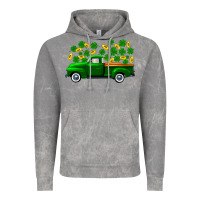 Cloud Rock st patricks shamrock gold truck Vintage Hoodie - FaDigitalArtStudio