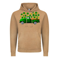 Vintage Camel st patricks shamrock gold truck Vintage Hoodie - FaDigitalArtStudio