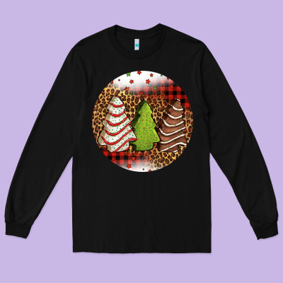 Christmas Tree Cakes Christmas Long Sleeve Tee Designed By Jasminsmagicworld