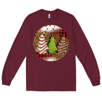 Burgundy Christmas tree cakes Christmas Long Sleeve Tee - Jasminsmagicworld