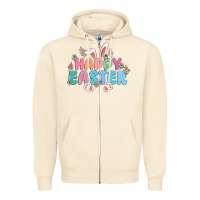 Sandshell happy easter Zipper Hoodie - MaliasSmallBusiness