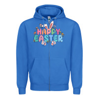 True Royal happy easter Zipper Hoodie - MaliasSmallBusiness