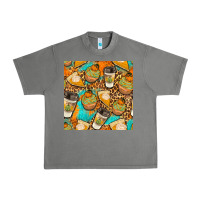 Tornado autumn cupcakes seamless pattern Urban Heavy Tee - BundleAndBundleShop