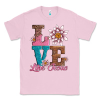 Bubblegum Pink valentines day love like jesus Classic Tee - AdoDesignShop