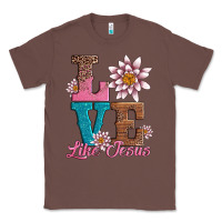 Chestnut valentines day love like jesus Classic Tee - AdoDesignShop