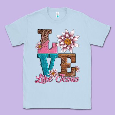 Valentines Day Love Like Jesus Classic Tee Designed By Adodesignshop