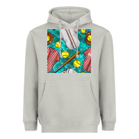 Moon Dust softball uniform glove and bat with field seamless pattern Heavyweight Hoodie - BundleAndBundleShop