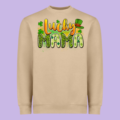Lucky Mama Heavyweight Sweatshirt Designed By Artiststas