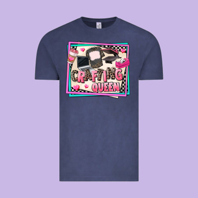 Crafting Queen Vintage Tee Designed By Adodesignshop