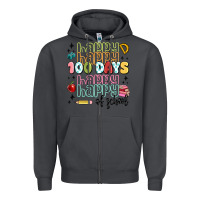 Smoke 100 days of school Zipper Hoodie - MaliasSmallBusiness