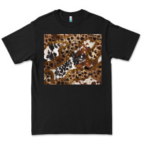Black leopard and cowhides Premium Tee - BarkalooDesign