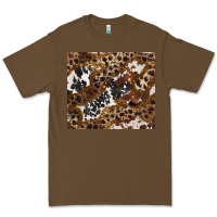 Cacao leopard and cowhides Premium Tee - BarkalooDesign
