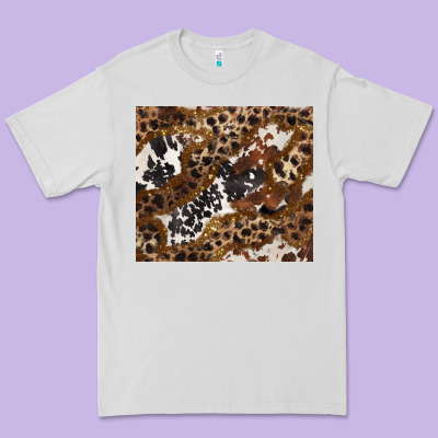 Leopard And Cowhides Premium Tee Designed By Barkaloodesign
