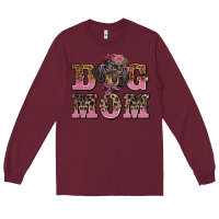 Burgundy dog mom dachshund Long Sleeve Tee - BarkalooDesign