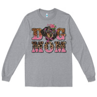 Heather Grey dog mom dachshund Long Sleeve Tee - BarkalooDesign
