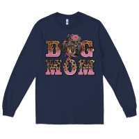 Navy dog mom dachshund Long Sleeve Tee - BarkalooDesign