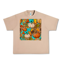 Burro fall pumpkin seamless pattern Urban Heavy Tee - BundleAndBundleShop