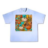 Grape Ice fall pumpkin seamless pattern Urban Heavy Tee - BundleAndBundleShop