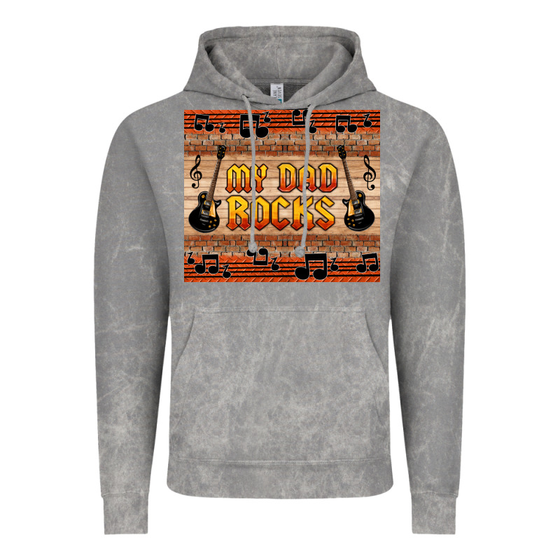 My Dad Rocks Vintage Hoodie by HRA Design Shop | Teevron