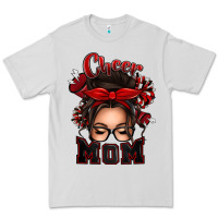 Dove Grey cheer mom messy bun Premium Tee - texasbilliewilder