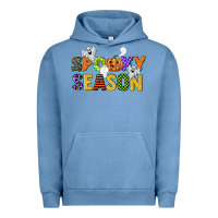 Pigment Pebble Blue spooky season Urban Hoodie - CowGirlArtShop