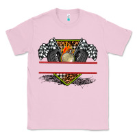 Bubblegum Pink race flag and race equipment Classic Tee - AdoDesignShop