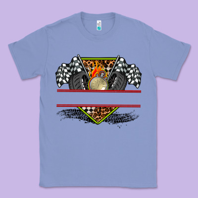 Race Flag And Race Equipment Classic Tee Designed By Adodesignshop
