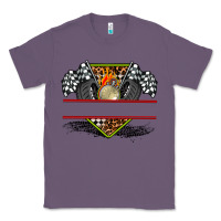 Lavender race flag and race equipment Classic Tee - AdoDesignShop