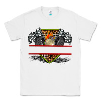 White race flag and race equipment Classic Tee - AdoDesignShop