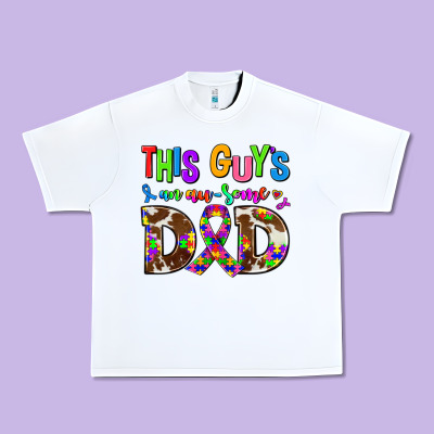 This Guys An Ausome Dad Urban Heavy Tee Designed By Adodesignshop