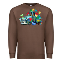 Chestnut autism truck Premium Sweatshirt - LillyAllenDesigns