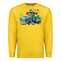 Lemon autism truck Premium Sweatshirt - LillyAllenDesigns