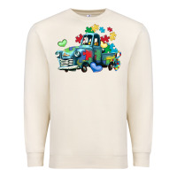 Sandshell autism truck Premium Sweatshirt - LillyAllenDesigns