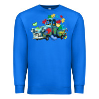 True Royal autism truck Premium Sweatshirt - LillyAllenDesigns