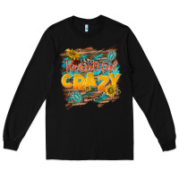 Black beautiful crazy Long Sleeve Tee - NancyCooperArtShop