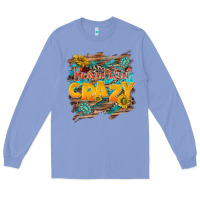 Colony Blue beautiful crazy Long Sleeve Tee - NancyCooperArtShop
