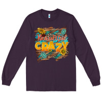 Plum beautiful crazy Long Sleeve Tee - NancyCooperArtShop