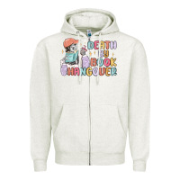 Oatmeal Heather death by book hangover Zipper Hoodie - MaliasSmallBusiness
