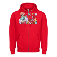 Red death by book hangover Zipper Hoodie - MaliasSmallBusiness